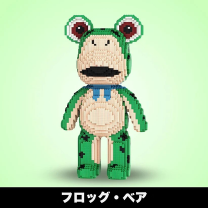 【本日終了！NO.1位】BlocksLand™ メガビルド・ベア（5000ピース以上）